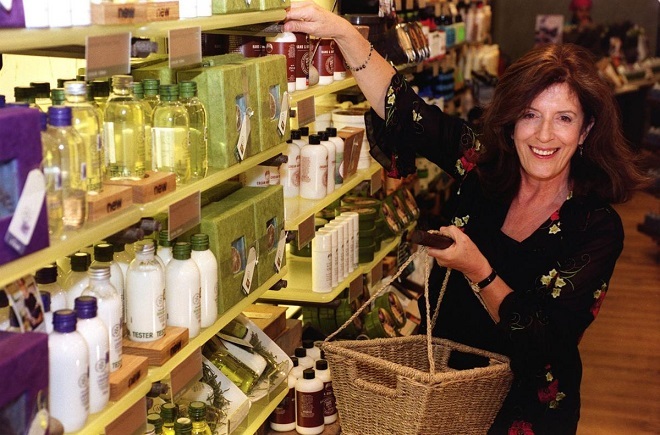 Anita Roddic - founder The Body Shop