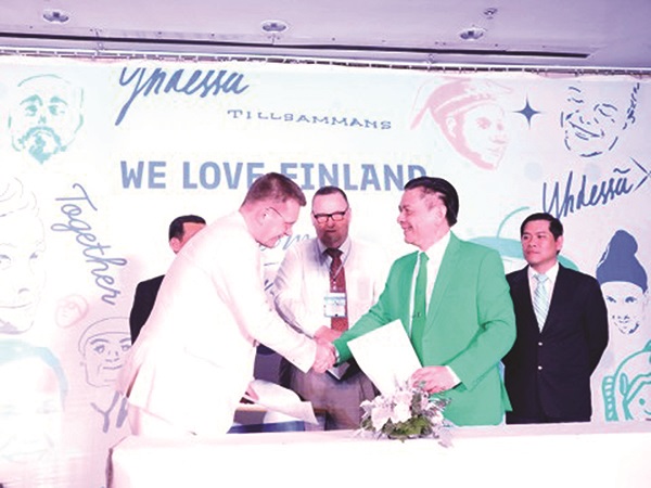 Tập đoàn Kyyti (Phần Lan) và tập đoàn Mai Linh (Việt Nam) ký kết Biên bản hợp tác MOU